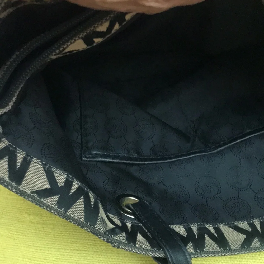 Michael Kors Brown Logo Tote Bag - Picture 7 of 12